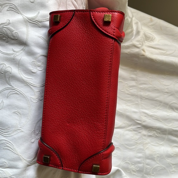 Red Celine Micro Luggage handbag. Used once. Comes with dust bag. - Picture 4 of 8